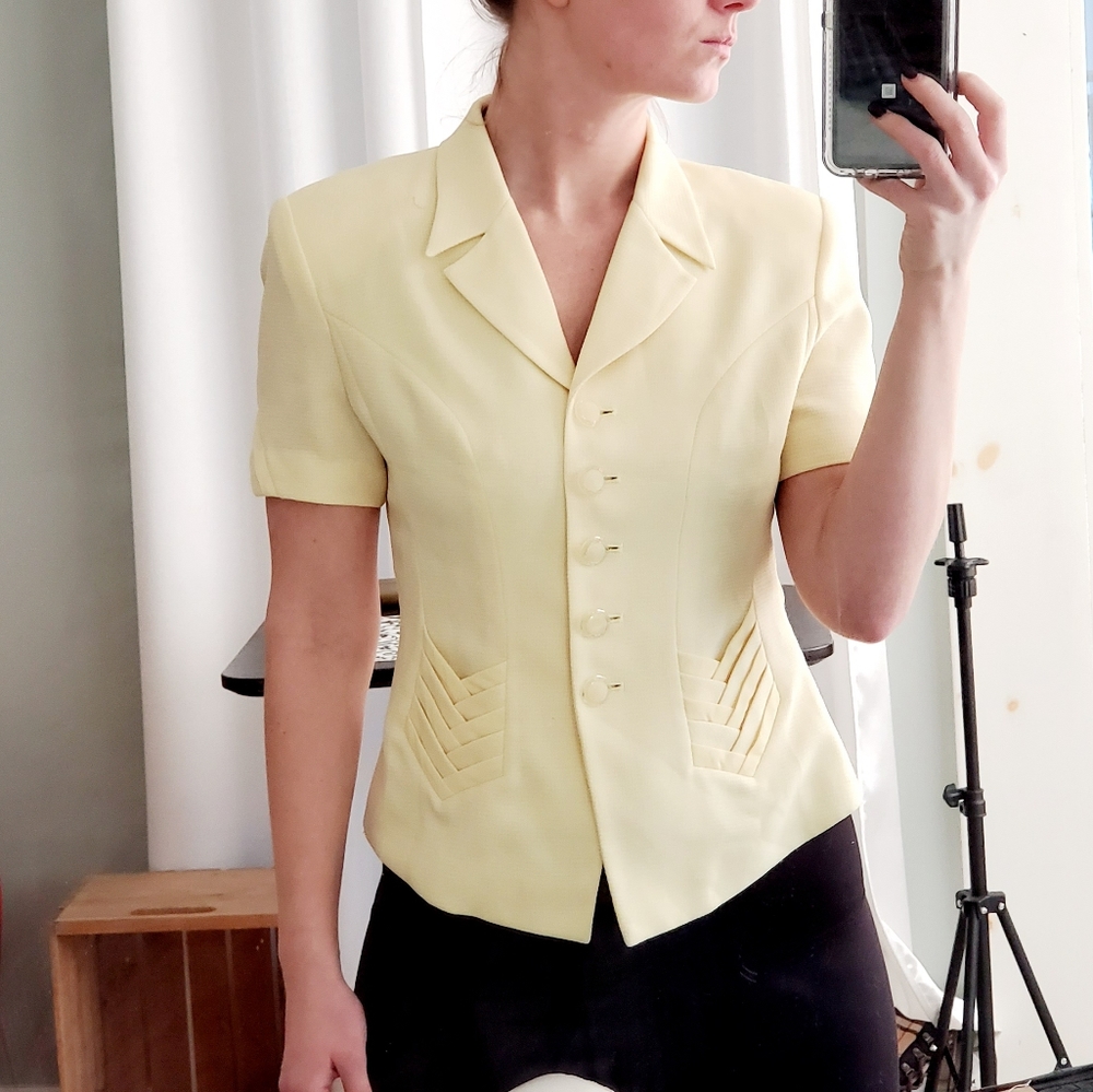 80's Vintage | Stewardess Buttondown Blouse